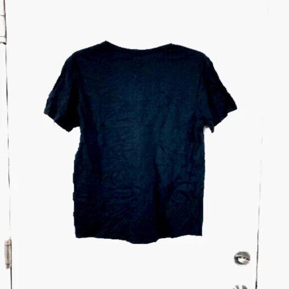 Salena T-Shirt Womens Size M Short Sleeve Graphic Black - Picture 3 of 3